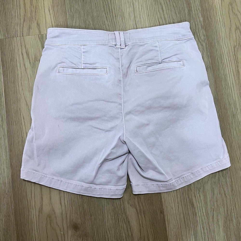 Anthropologie Women’s Lavender Chino Shorts Size 27 - Picture 7 of 10